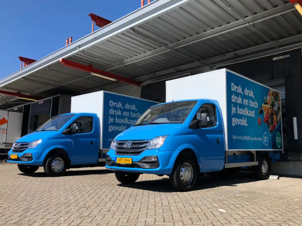 2x <kleur>100% elektrische</kleur> Maxus voor Albert Heijn