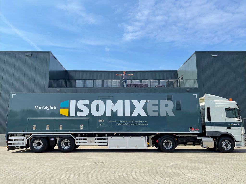Van Wylick isolerende mortels/ISOMIX kiest voor vier nieuwe DAF trucks