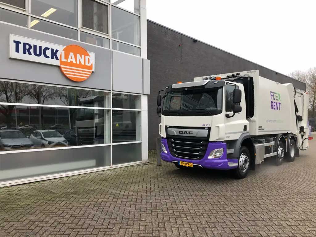 Duurzame verhuurder Flex Rent bestelt 22 nieuwe <kleur>DAF reinigingsvoertuigen</kleur>