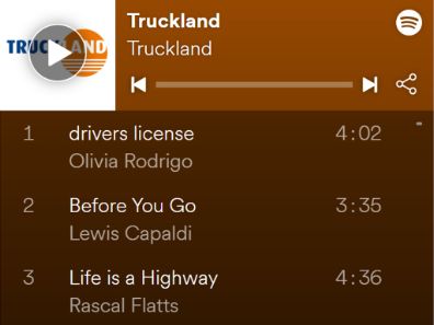 Spotify truckland